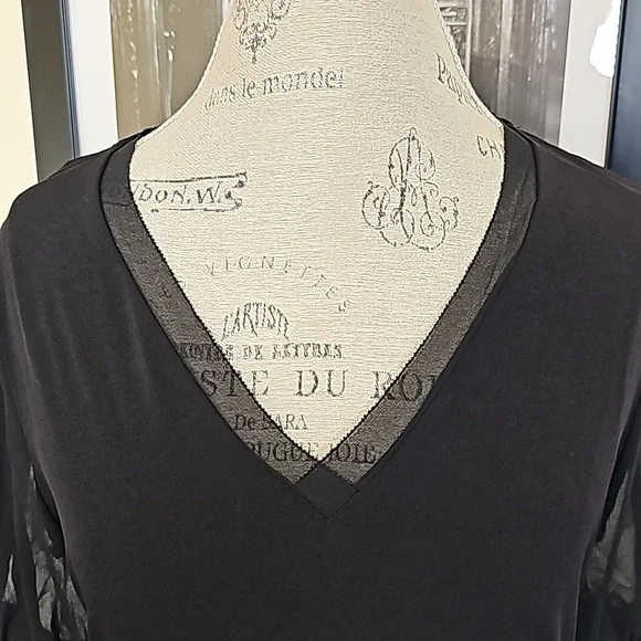 NWOT Calvin Klein black top sz M - Picture 3 of 13